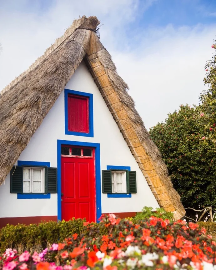 Maison traditionnelle de Santana à Madère