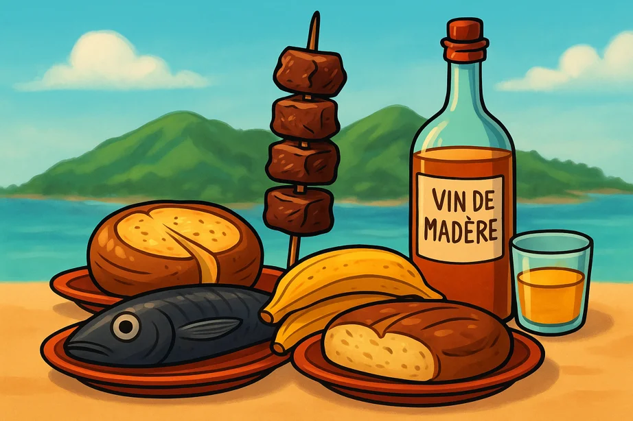 Illustration du guide culinaire à Madère