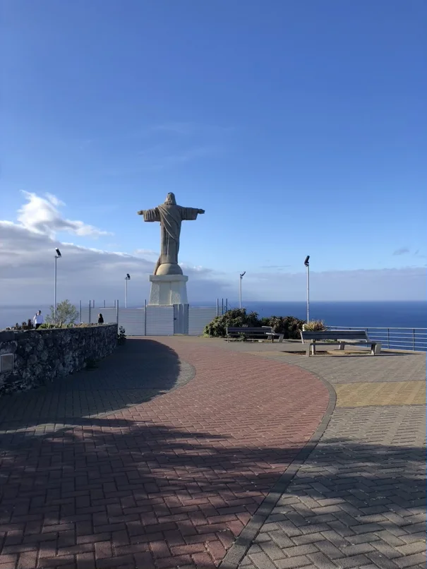 Madère statue de Cristo Rei à Funchal