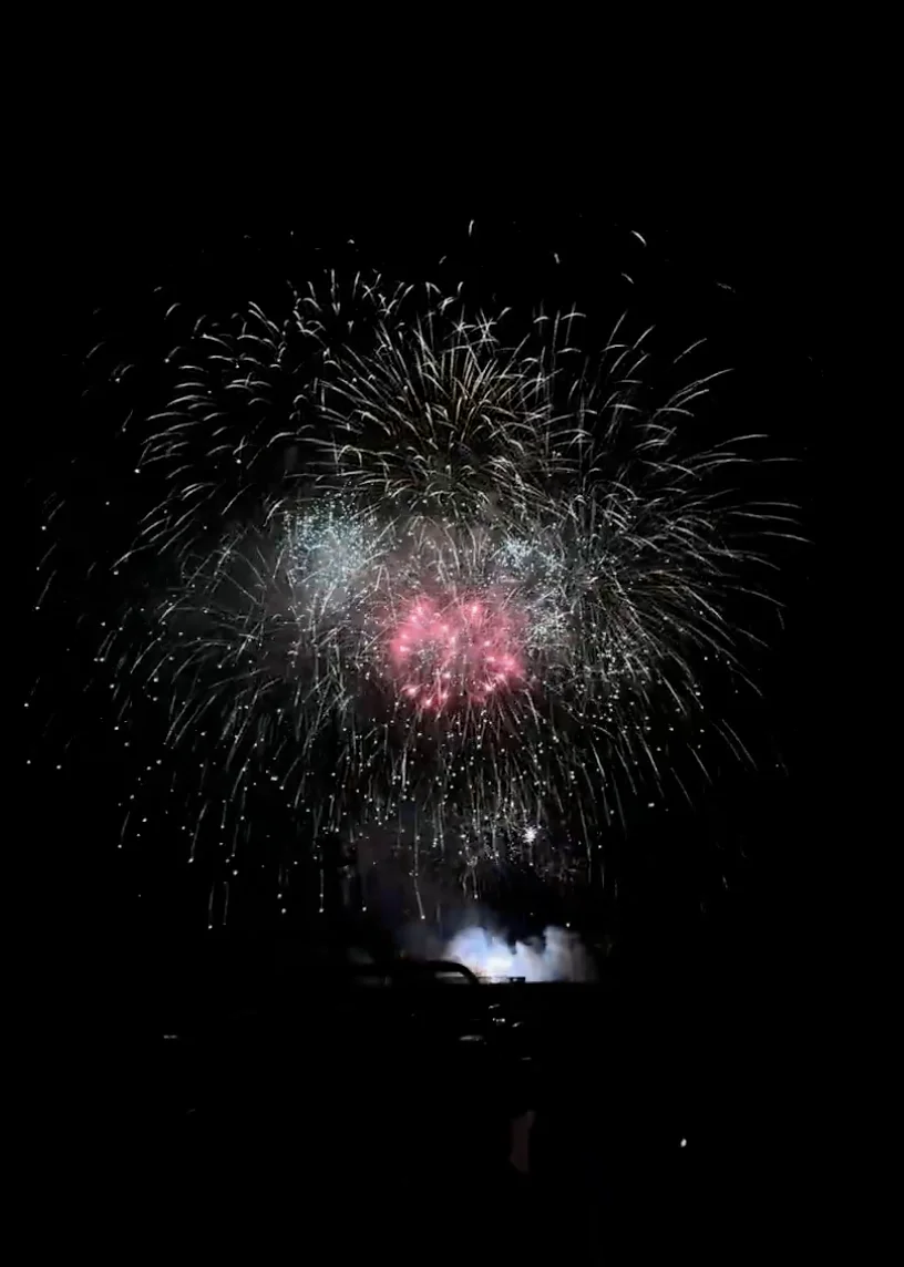 feu d'artifice à Funchal à Madère