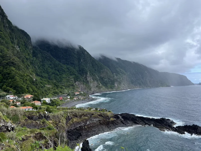 Paysage à Seixal à Madère