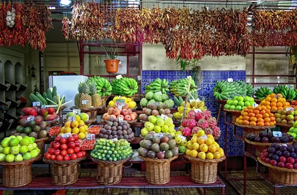 Marché de madère (crédit : pixabay)