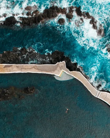 Piscine naturelle à Madère à Porto Moniz (crédit : unsplash)